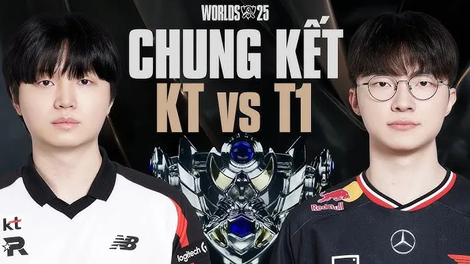 CKTG 2025: T1 vs KT – Đại Chiến Viễn Thông, Cuộc So Găng Kinh Điển Của LCK 10 T1 VS KT Đại Chiến Viễn Thông Tại CKTG 2025
